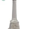 16″ Ceramic Candleholder With Re-Shippable Inner Box White