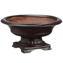 6″H X 12″D Resin Bowl Black