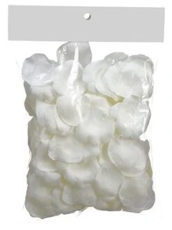 Rose Petal With Header Card (300 Ea/bag) Cream Petal