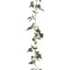 6′ Stephanotis With Ivy Leaf Garland White