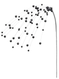 22″ Pearl Beads Spray Black